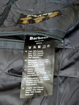 Barbour Jacket M/L Soft Midnight Blue Eksdale Padded Quilt Polyester