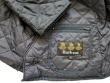 Barbour Jacket M/L Soft Midnight Blue Eksdale Padded Quilt Polyester