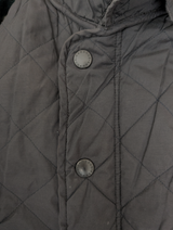 Barbour Jacket S/M Soft Charcoal Grey Millton Quilted Polyester Gore-Tex