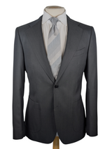 Benjamin x Zegna Suit Dark Charcoal Grey Wool/Silk