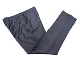 Benjamin Suit Navy Subtle Plaid 2-Button REDA Wool
