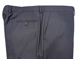 Benjamin 3-Piece Suit Navy Striped 2-Button Wool