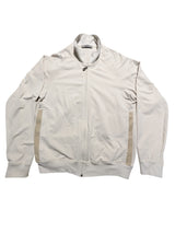 Corneliani Soft Jacket S/48 Bone Cream Suede Trim