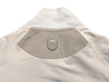 Corneliani Soft Jacket S/48 Bone Cream Suede Trim