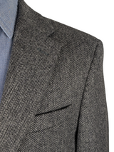 Marks & Spencer Abraham Moon Sport Coat 38R Grey Herringbone Wool Tweed