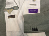 Louis Purple Paris x VBC Sport Coat 38R Slim Soft Green Wool Hopsack