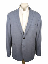 Charles Tyrwhitt Reda Sport Coat 46R Slim Light Blue Wool Hopsack