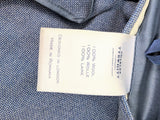 Charles Tyrwhitt Reda Sport Coat 46R Slim Light Blue Wool Hopsack