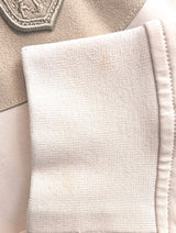 Corneliani Soft Jacket S/48 Bone Cream Suede Trim