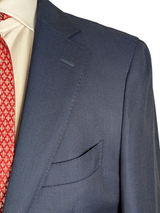 Suit Supply VBC Suit 40R Blue Wool Vitale Barberis Canonico