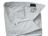 LBM 1911 Trousers 33 White High Rise Flat Front Thin Cotton/Linen