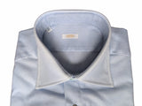 Barba Gold Label Shirt 15.5 Light Blue Spread Collar Royal Oxford Cotton