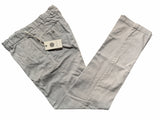 LBM 1911 Trousers 32 Stone grey Flat front Tailored fit Cotton/Elastane