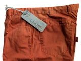 LBM 1911 Trousers 36 Orange Flat front Relaxed fit Cotton/Linen