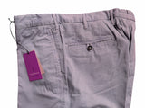 LBM 1911 Trousers 35 Lilac Twill Flat front Straight Leg Cotton