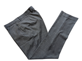 TM Lewin REDA Soft Suit 38R Charcoal Micro Check 2-Button Pure Wool