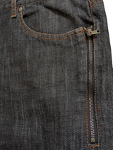 Zegna Couture XXX Jeans 34 Dark Charcoal Grey 5 pocket Cotton Denim