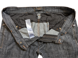 Zegna Couture XXX Jeans 34 Dark Charcoal Grey 5 pocket Cotton Denim