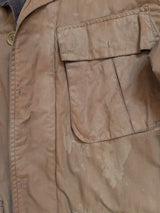 Barbour Coat S/M Tan Livingstone Waxed Cotton