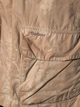 Barbour Coat S/M Tan Livingstone Waxed Cotton