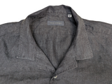 Thom Sweeney Shirt S Charcoal Grey Linen