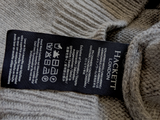 Hackett Sweater S Grey Nordic Merino/Cashmere