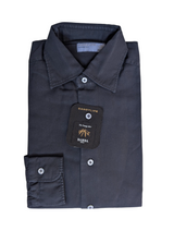 Barba Dandylife Shirt 15 Black Garment Washed/Dyed Cotton