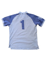 Hackett Polo Shirt M Sky Blue Cotton Pique