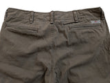 Ralph Lauren Trousers 35x34 Washed Olive Green Cotton