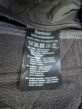 Barbour Jacket L Black Ariel Polarquilt Polyamide
