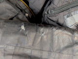 Barbour Jacket M Charcoal Brown Sapper Waxed Cotton