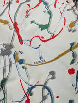 Christian Lacroix Rare Sample Shirt 16 Paint Splattered Cotton