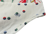 Christian Lacroix Rare Sample Shirt 16 Paint Splattered Dot Hemmed Cotton