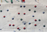Christian Lacroix Rare Sample Shirt 16 Paint Splattered Dot Hemmed Cotton