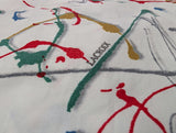 Christian Lacroix Rare Sample Shirt 16 Paint Splattered Dot Hemmed Cotton