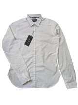 Christian Lacroix Rare Sample Shirt 16 White Fly Front Cotton