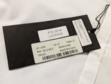 Christian Lacroix Rare Sample Shirt 16 White Fly Front Cotton