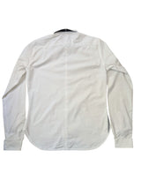 Christian Lacroix Rare Sample Shirt 16 White Fly Front Cotton