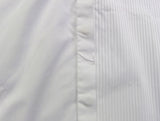 Christian Lacroix Rare Sample Shirt 16 White Formal Two-faced French Cuffs Cotton