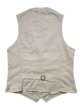 LBM 1911 DB Vest M/50 Ivory Cotton/Linen
