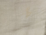 Battisti Scarf Blue and Vanilla stripes Vintage cotton/linen