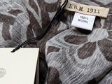 LBM 1911 Scarf Soft Brown Oversized Florals Modal