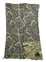 LBM 1911 Scarf Green Damask Pattern Modal
