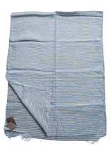 LBM 1911 Scarf SKU Blue Hash Tag Pattern Cotton/Silk