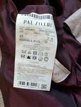 Pal Zileri Sport Coat 38R Mushroom 2-button Pure Silk