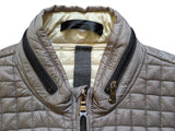 Pal Zileri Lab Padded Gilet L/52 Slim Taupe Grey Nylon