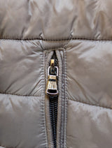 Pal Zileri Lab Padded Gilet L/52 Slim Taupe Grey Nylon
