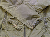 Pal Zileri Lab Motorcycle Jacket Slim M Green Polyester & Leather Trim