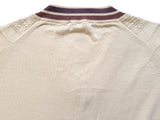 John Smedley Sweater S Oatmeal Cabled Sea Island Cotton