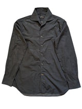 Corneliani Shirt 16/41 Black Cotton One-Piece Collar
